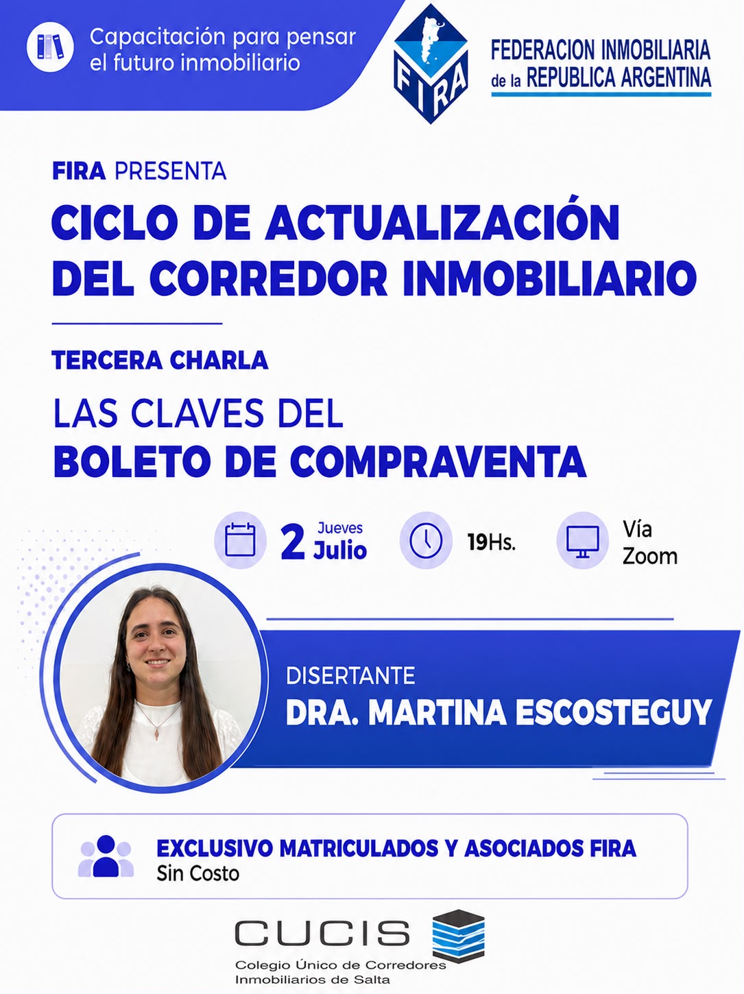 3ra Jornada Capacitacion FIRA, Boleto Compra Venta