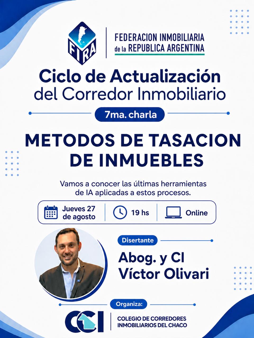 7ma Jornada de capacitacion FIRA: Metodos de tasacion